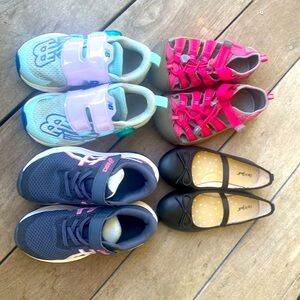 All youth girl size 12 shoe bundle. A couple only worn a few times.